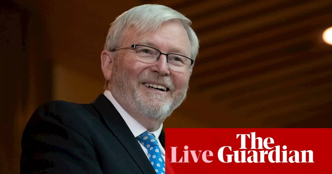 Australia news live: Kevin Rudd will remain as ambassador to US, PM says; bushfire warnings for Victoria’s west