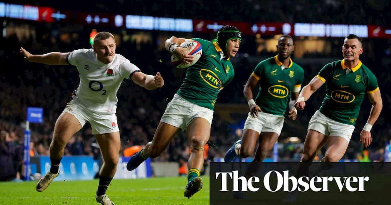 England offer glimpse of brighter future but Kolbe double gives South Africa win