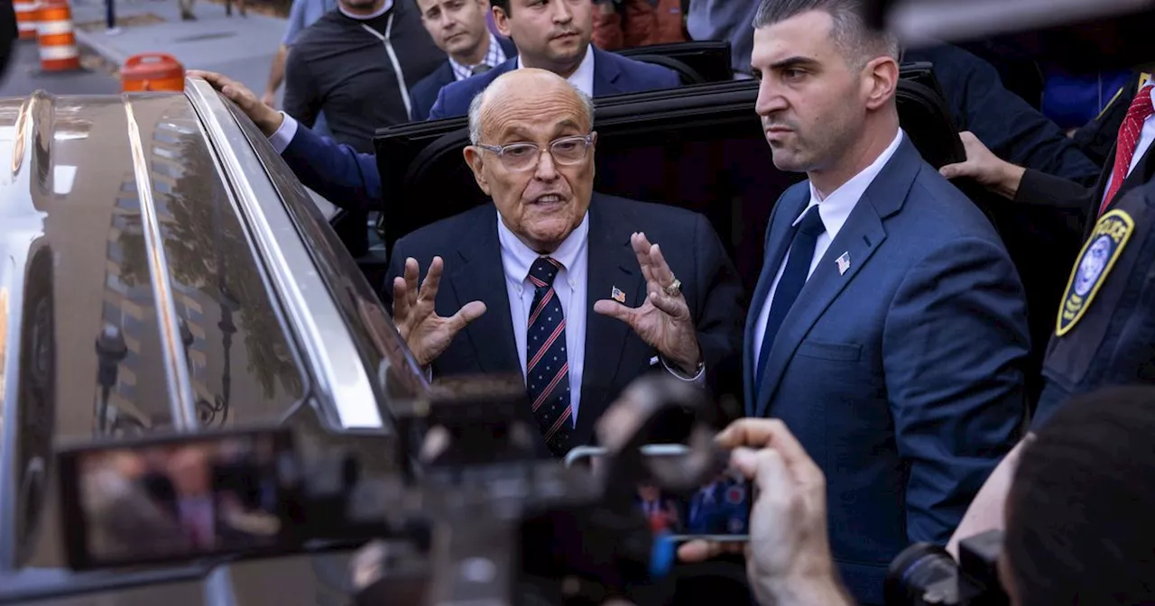 Rudy Giuliani Has Turned Over His Luxury Watches And Mercedes In Defamation Case, Lawyer Says