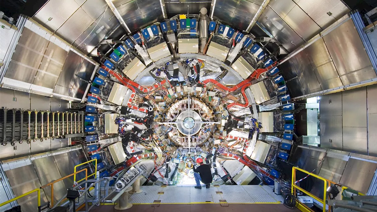ATLAS heavy collision experiment between lead ions produce top quarks