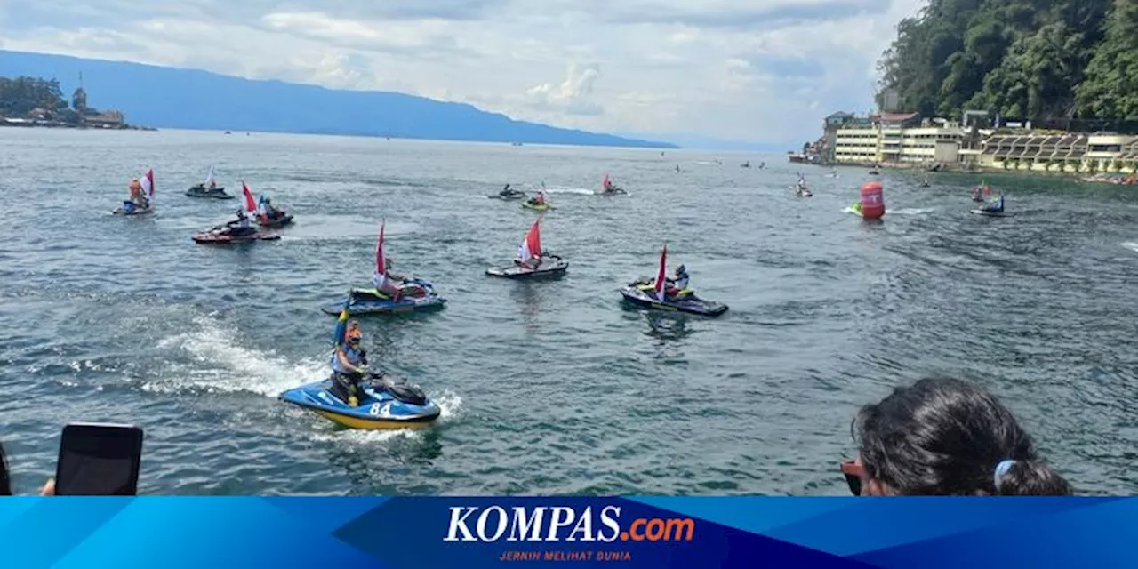 Aquabike Jetski World Championship 2024, Penonton Antusias Saksikan Aksi Para Pembalap di Parapat