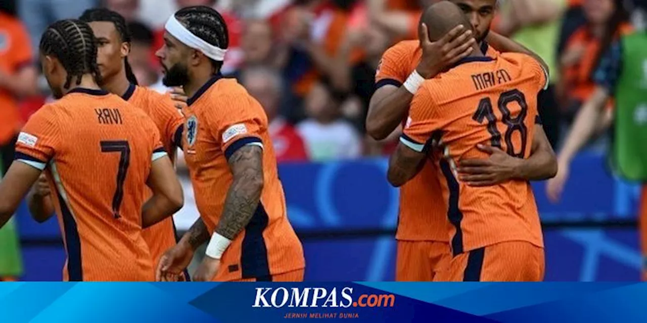 Hasil Belanda Vs Hongaria, Tim Oranye Libas Sang Tamu 4-0