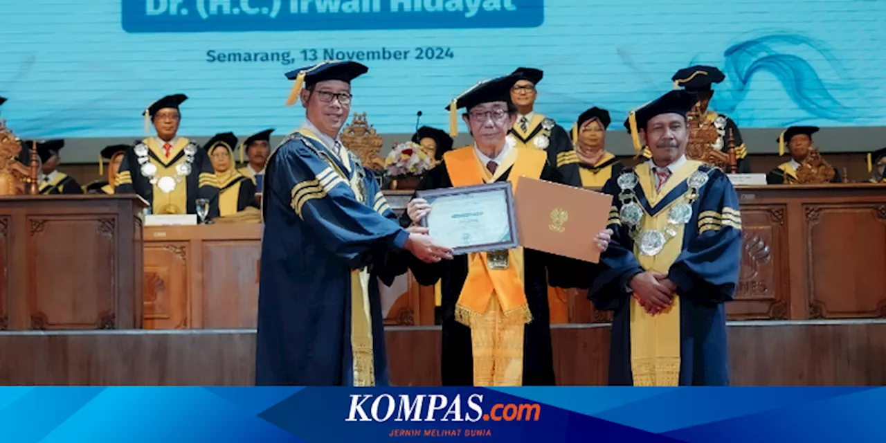 Ubah Wajah Industri Jamu, Irwan Hidayat Raih Gelar Honoris Causa dari Unnes