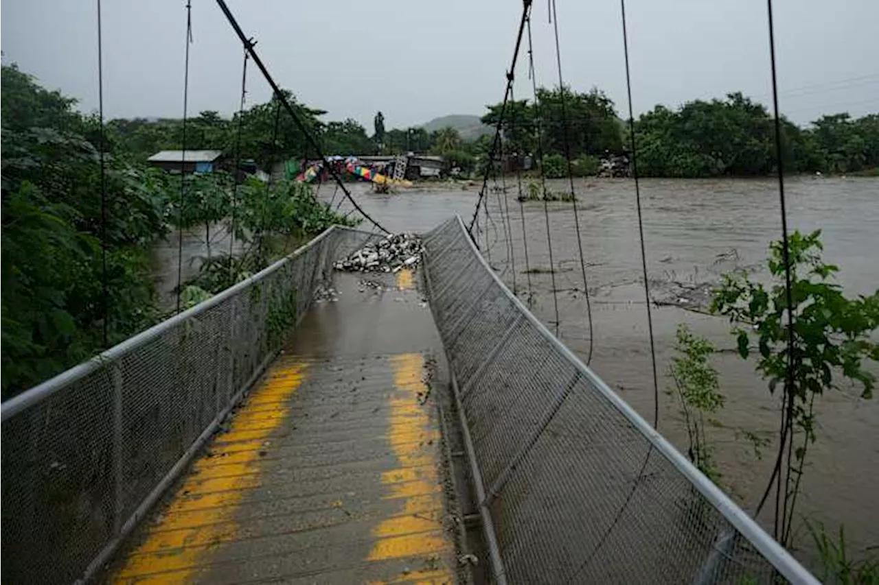 Tropical storm Sara drenches Honduras’ northern coast, with flash flooding and mudslides in forecast