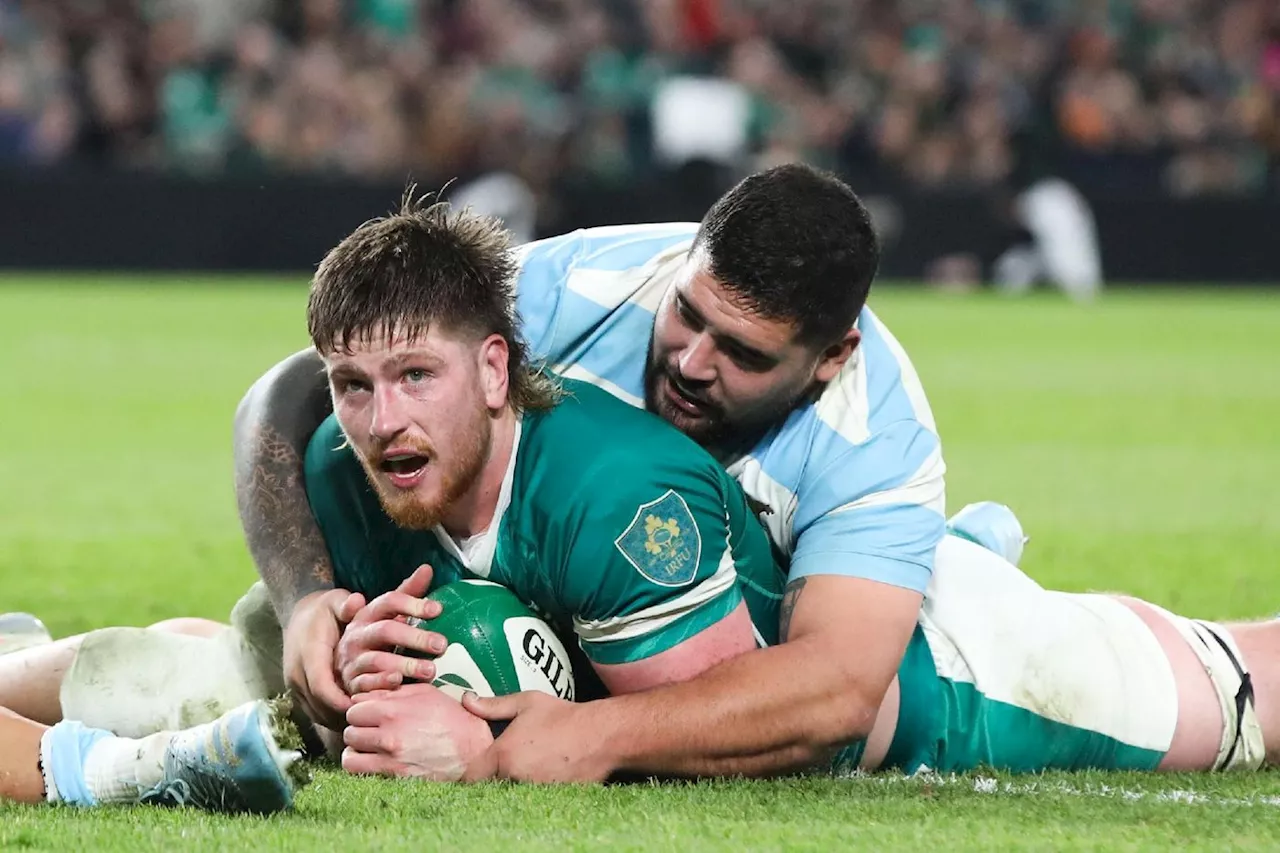 Rugby: l'Irlande aux deux visages bat l'Argentine en serrant les dents