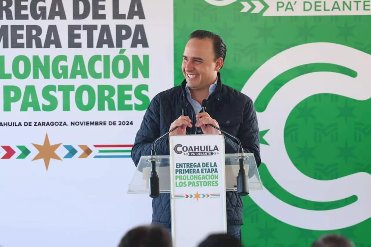 Manolo Jiménez entrega grandes obras de infraestructura en Coahuila