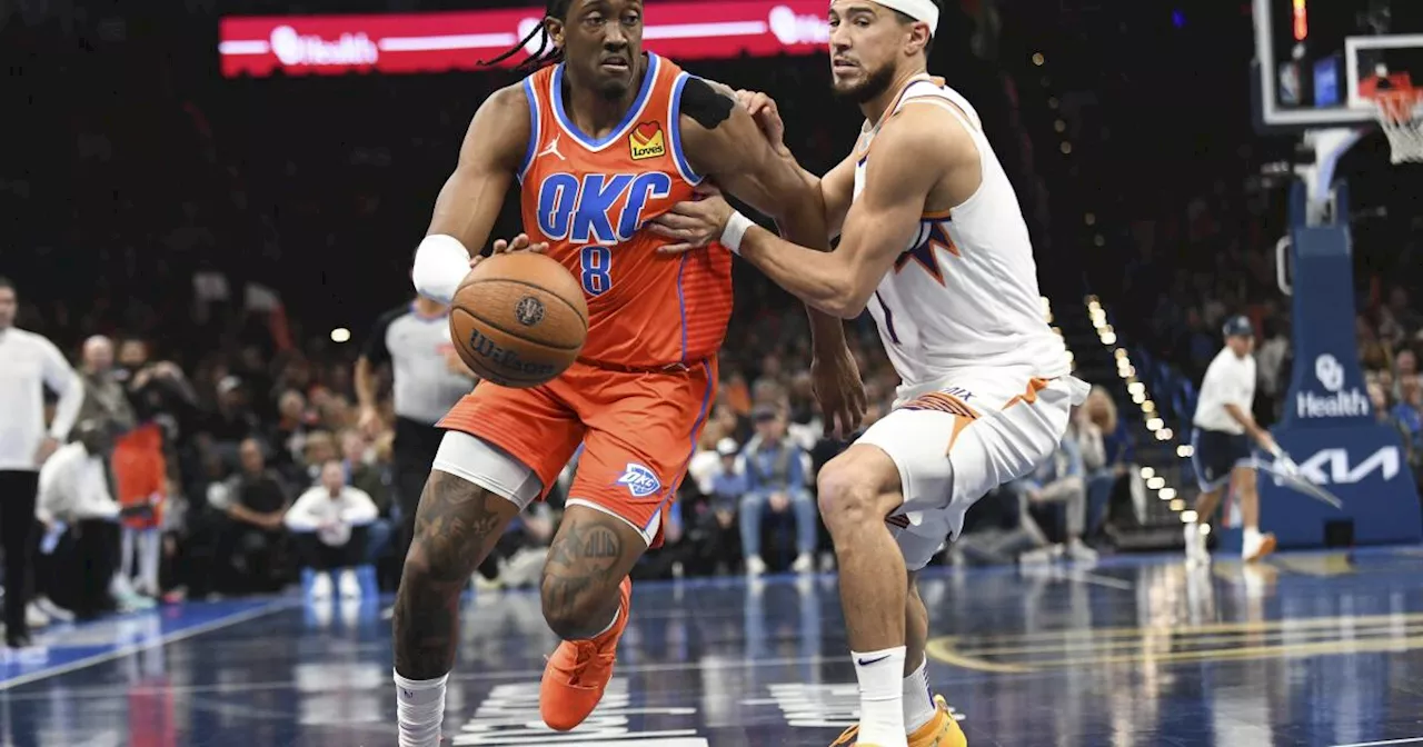 Gilgeous-Alexander contribuye con 28 puntos a triunfo de Thunder ante Suns