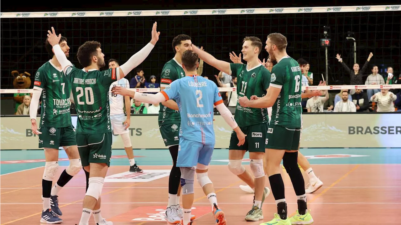 Volley (Ligue A masculine) : personne ne semble pouvoir stopper ce Tourcoing-là