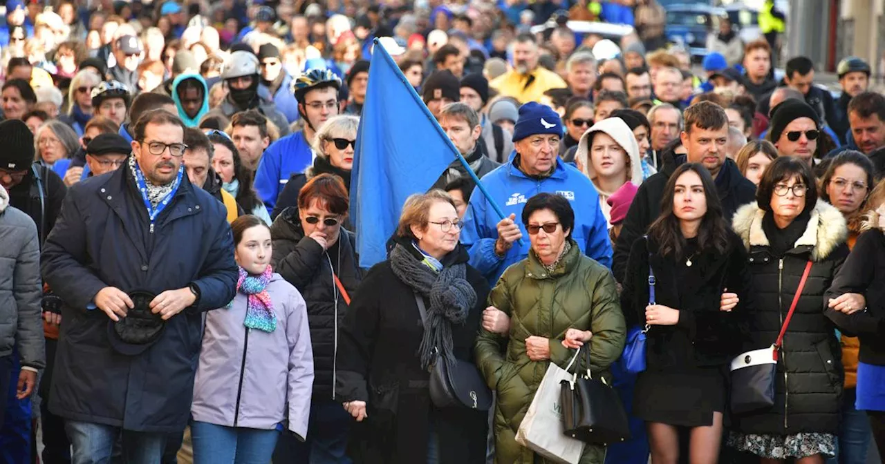 Limoges : une «marche bleue» en hommage à un cycliste emblématique renversé par une voiture