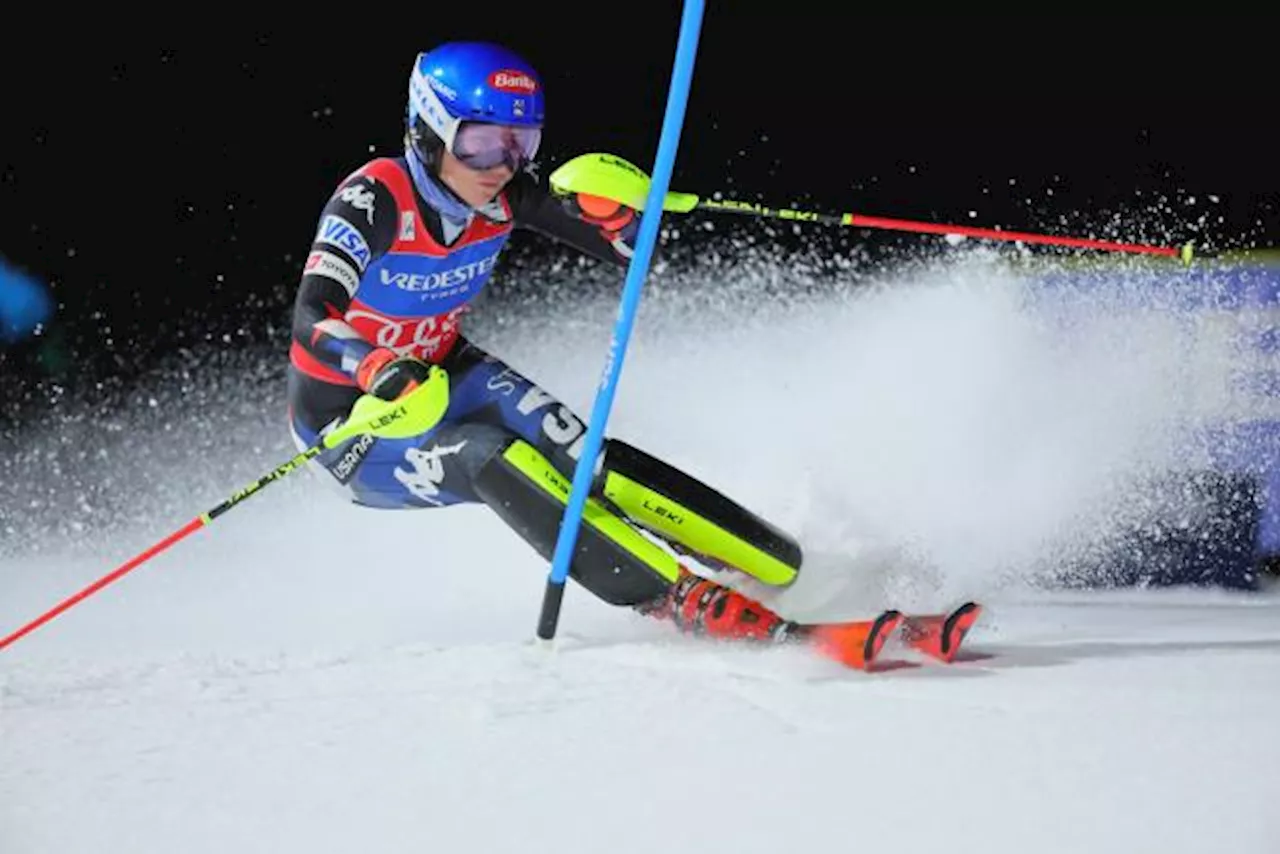 Mikaela Shiffrin en tête après première manche du slalom de Levi