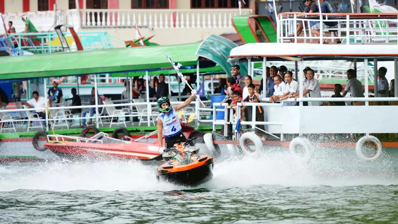 Aquabike Jetski World Championship 2024 Perdana Digelar di Parapat-Simalungun, Fans Antusias Saksikan Aksi Pembalap