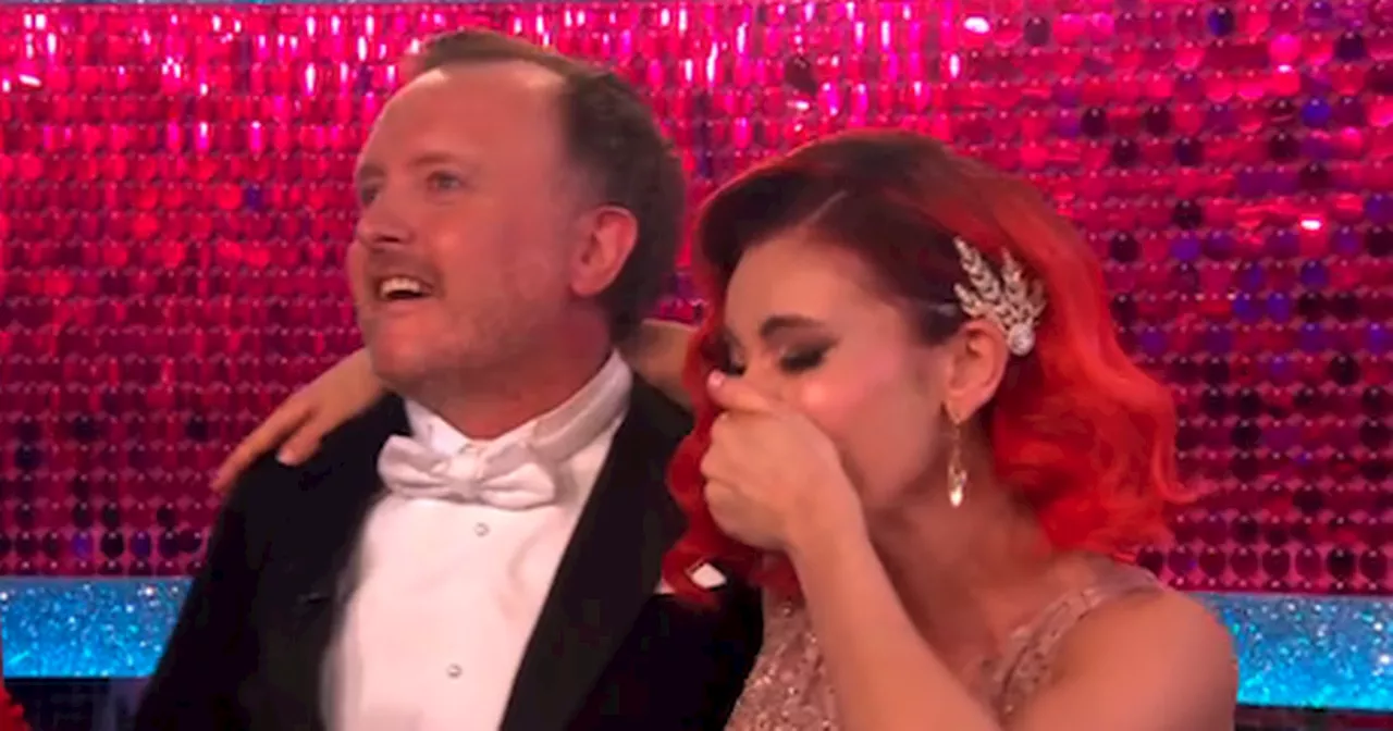 Strictly's Chris McCausland rushes to support Dianne Buswell as she cries on air