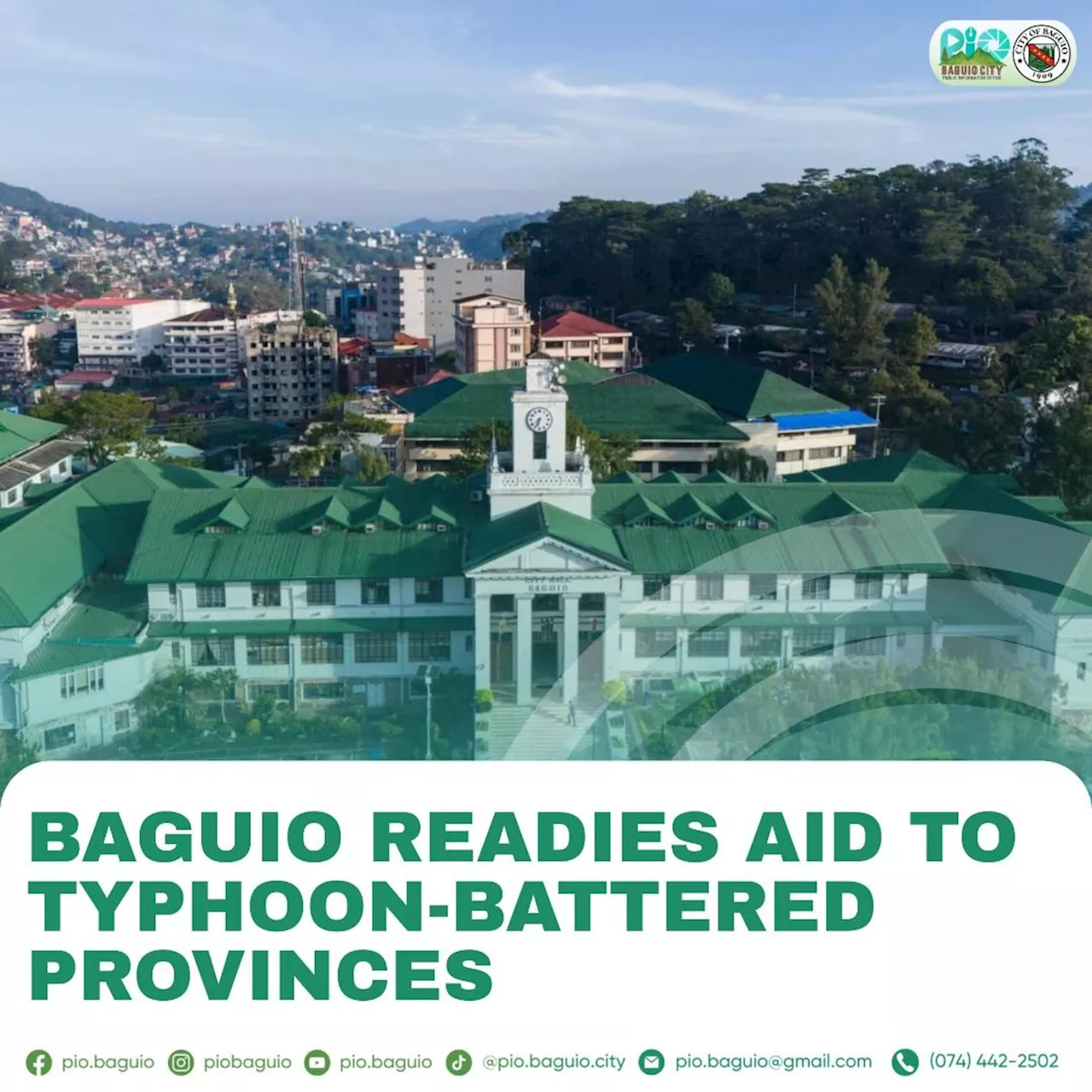 Baguio allots P1-M aid each for storm-battered provinces