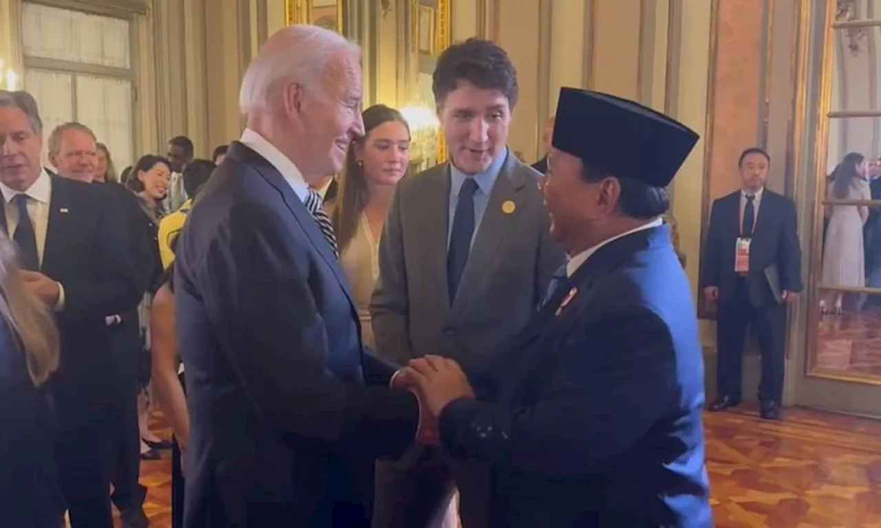 Momen Prabowo dan Joe Biden Akrab di KTT APEC Peru 2024