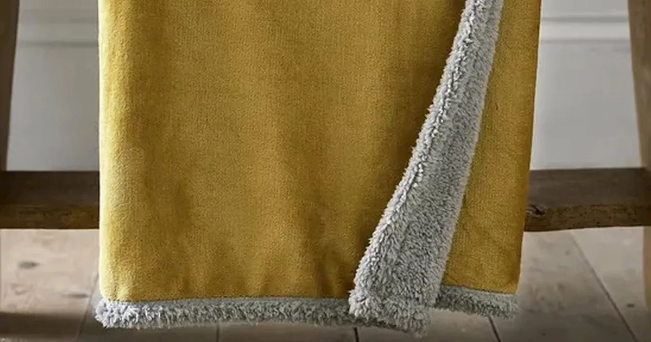 Debenhams reduces 'luxury' £70 fleece throw that 'looks a lot more expensive'