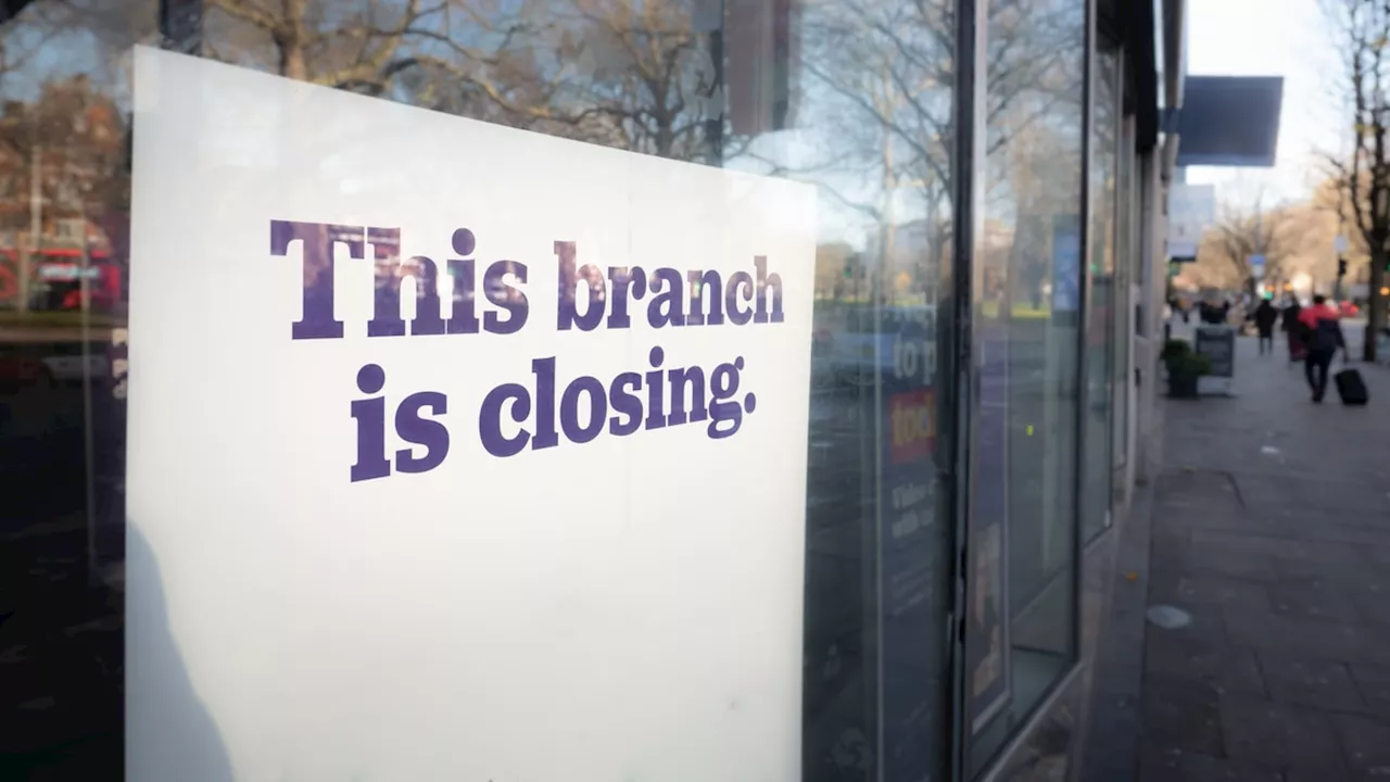 South African banks closing branches