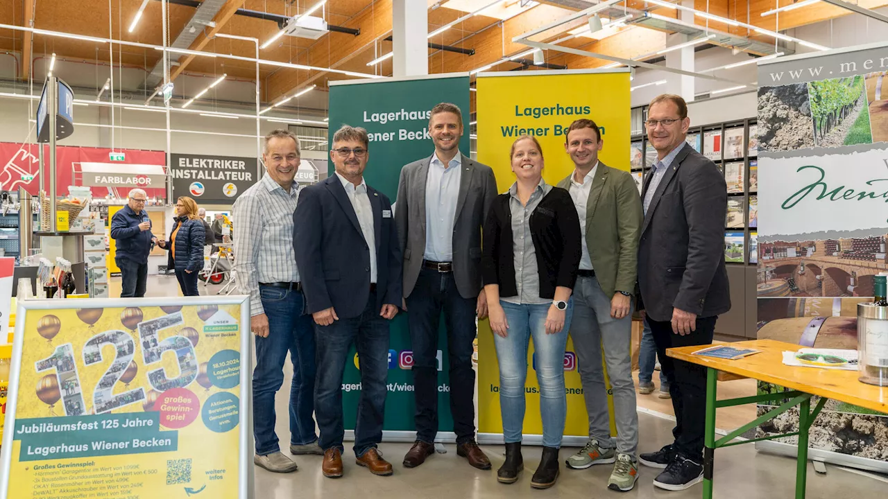 Region feierte 125 Jahre Lagerhaus Wiener Becken