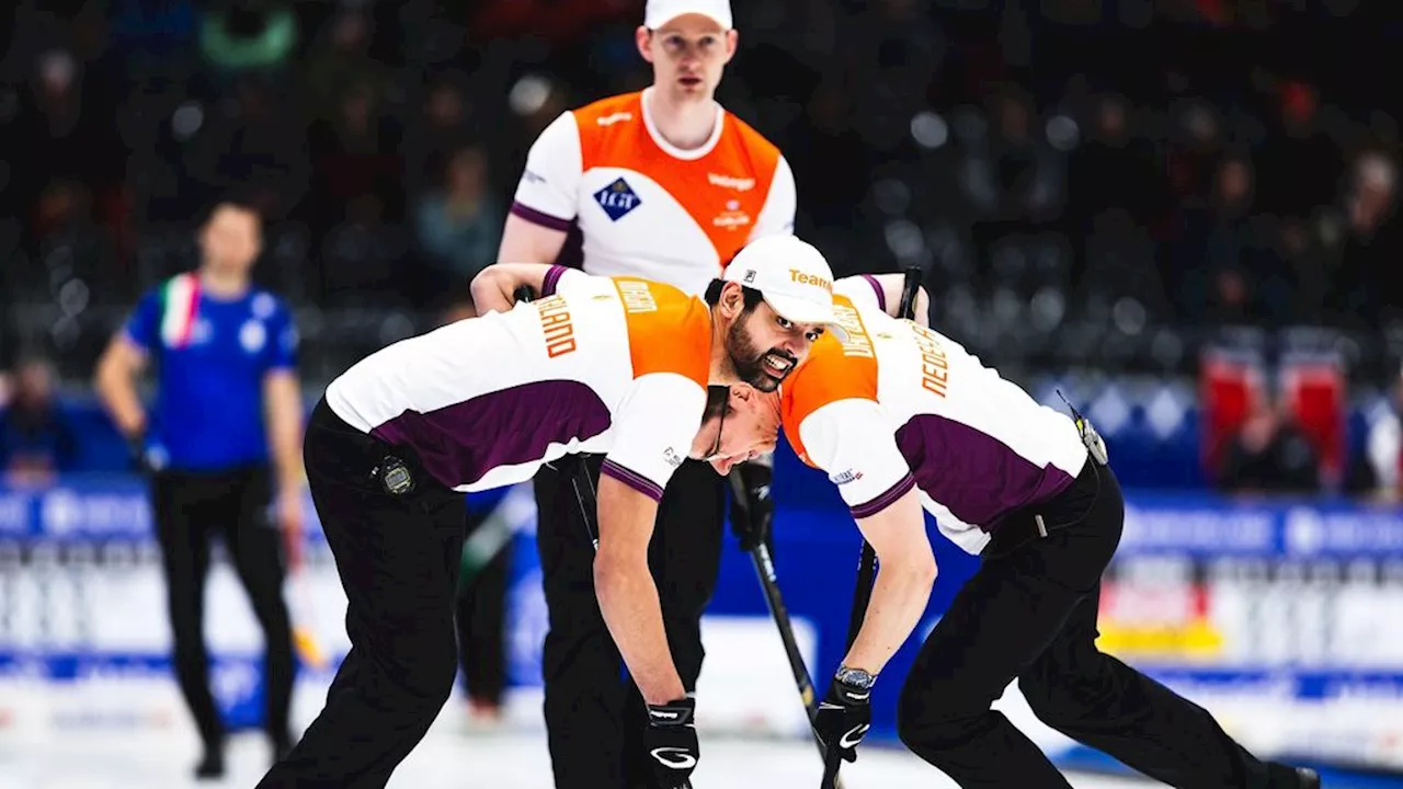 Geen stunt voor Nederlandse curlingmannen op EK tegen titelfavoriet Schotland