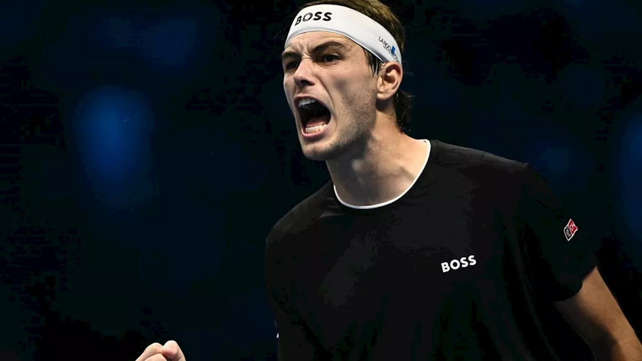 Servicekanon Fritz naar eindstrijd ATP Finals na zege op Zverev