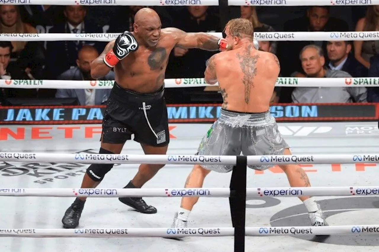 Boxe: Mike Tyson a fait son âge, battu par Jake Paul