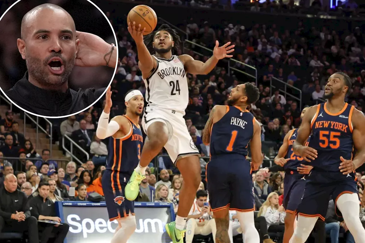 Nets answer Jordi Fernandez's call and show fight in tough loss to Knicks