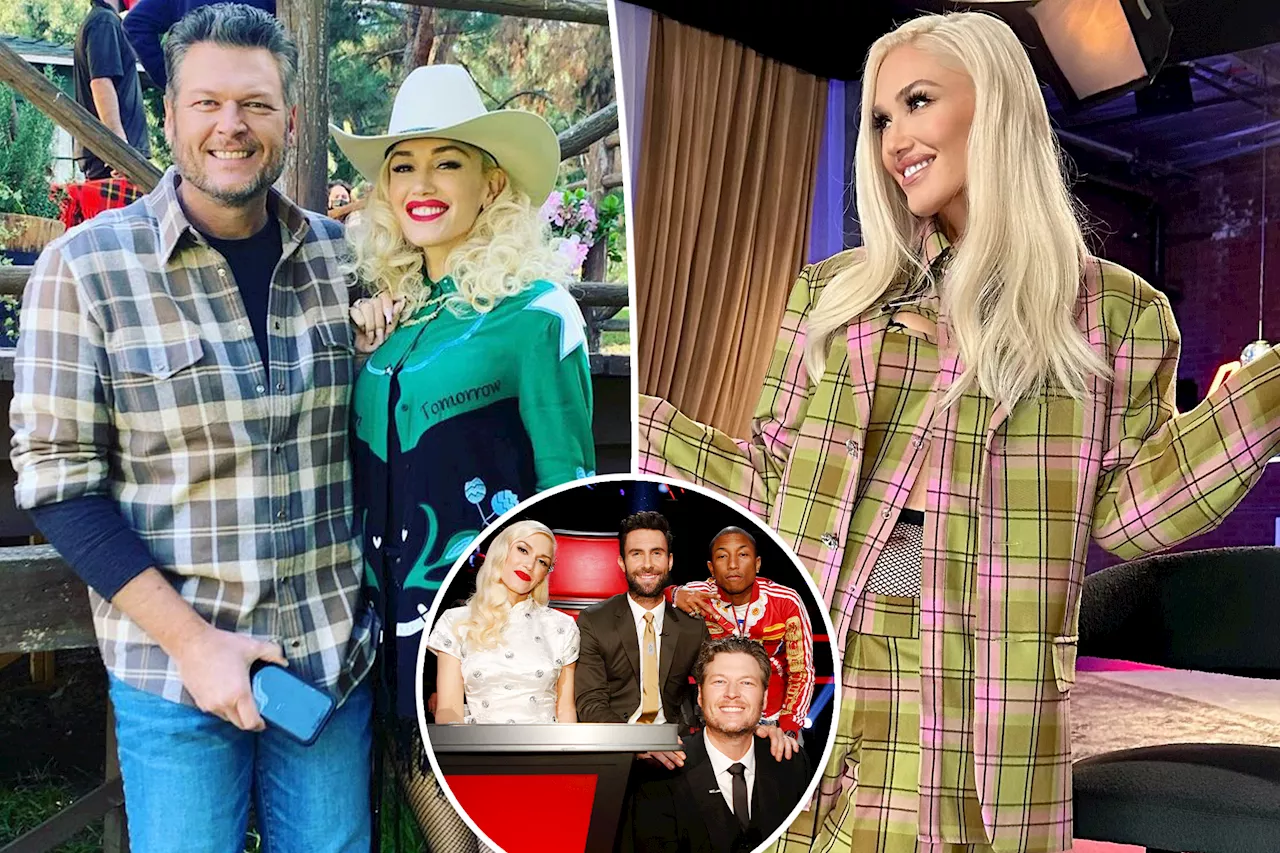 Gwen Stefani claims she 'never even knew' husband Blake Shelton 'existed' before meeting him on 'The Voice'