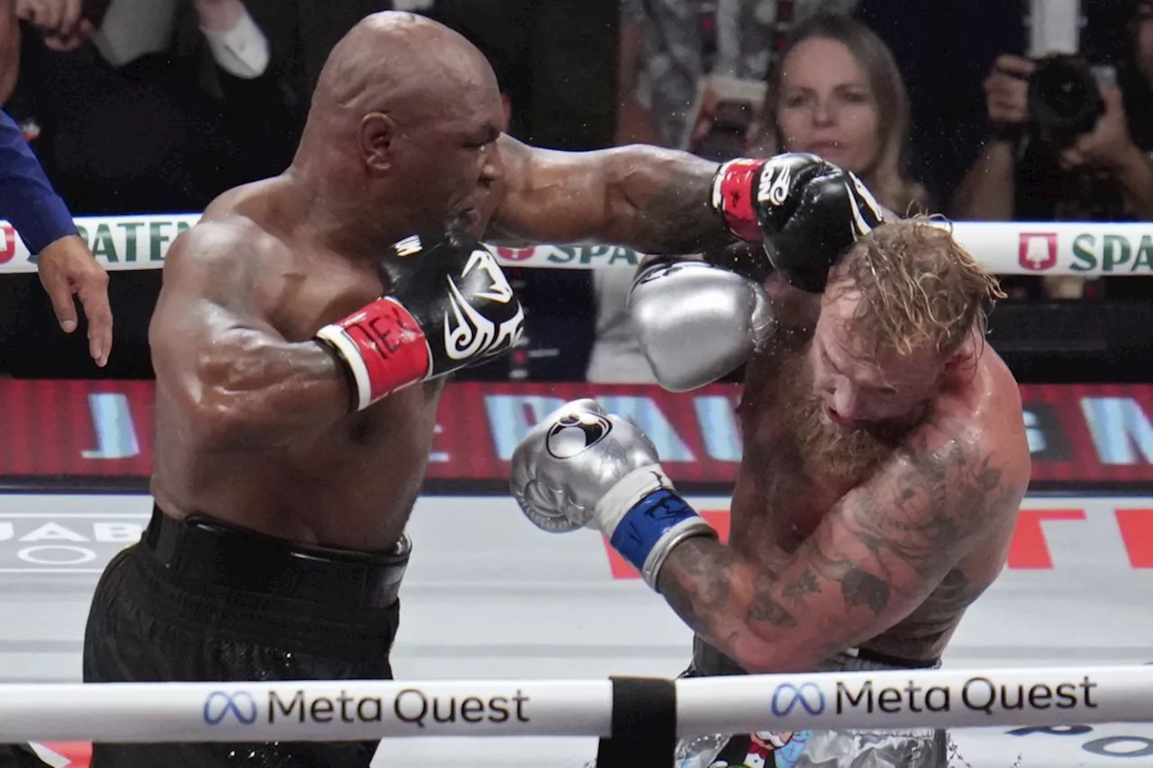 Jake Paul beats 58-year-old Mike Tyson as the hits don't match the hype