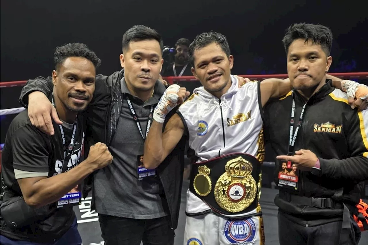 Saludar hands Flores first loss, snares WBA bantamweight title