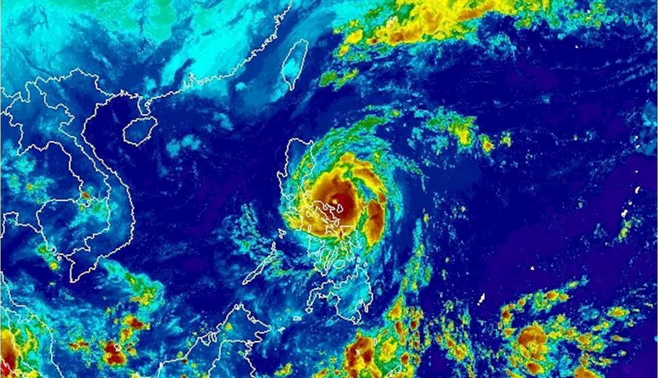 Super Typhoon Pepito moves over coastal waters of Camarines Sur