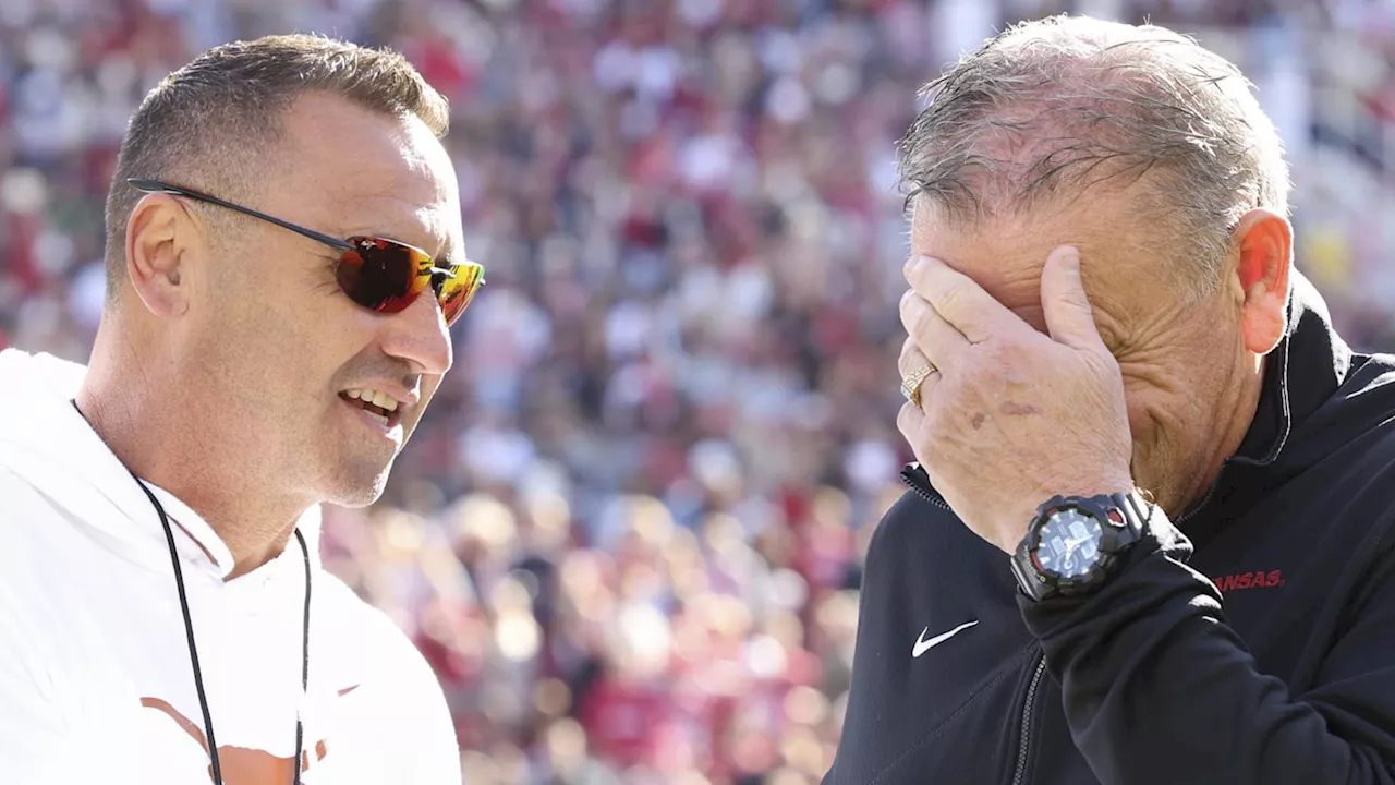 Arkansas Razorbacks sputter at home again in first half against Texas Longhorns