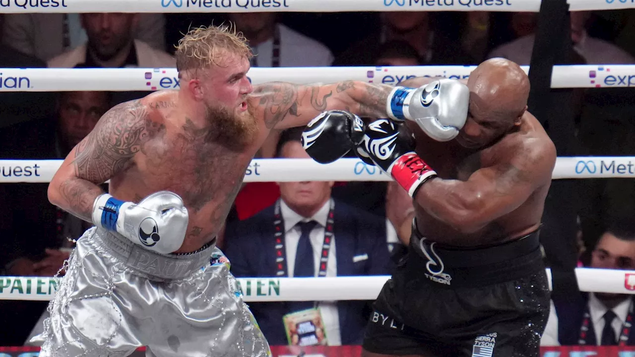 Jake Paul strikes defeat against former boxing champ Mike Tyson in Texas