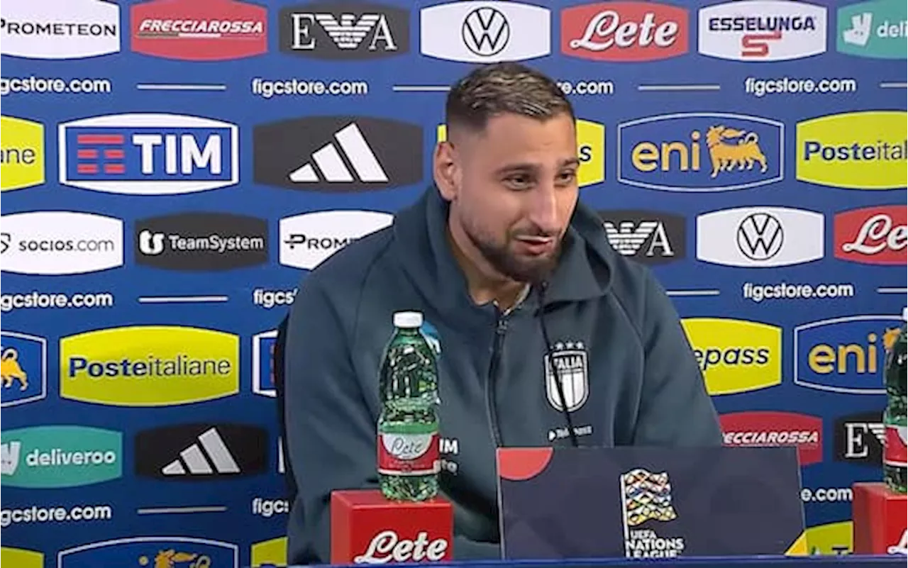 Italia-Francia, Donnarumma in conferenza stampa: 'Rivedo lo spirito del vecchio Europeo'