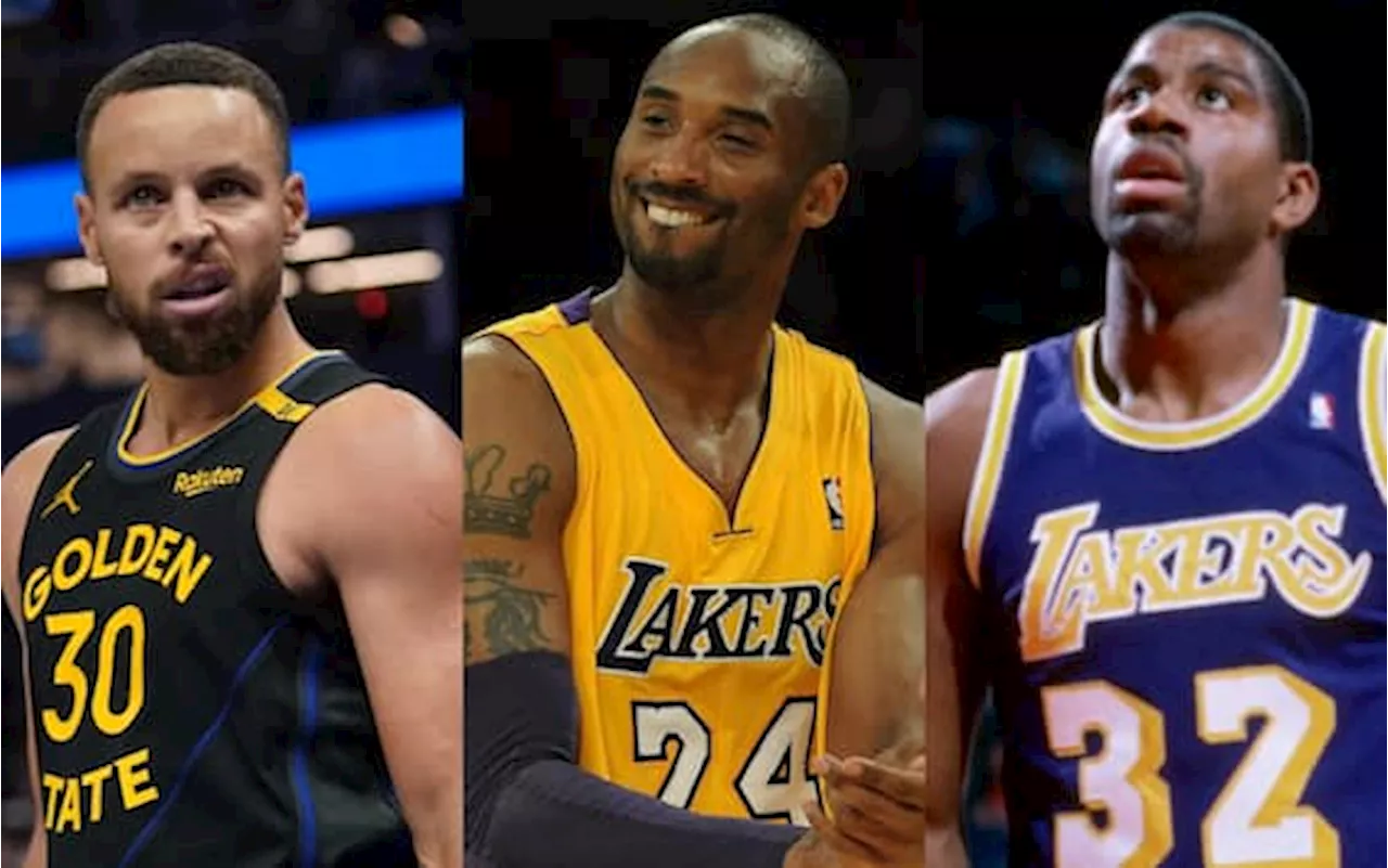 NBA, Curry cambia il suo quintetto ideale: fuori Magic e Kobe, dentro lui e LeBron