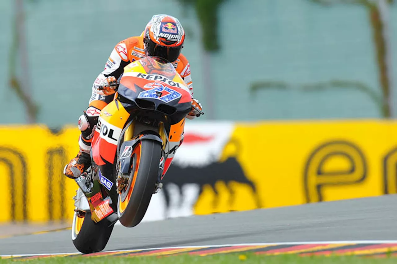 Sachsenring, MotoGP, Qualifying: Stoner top