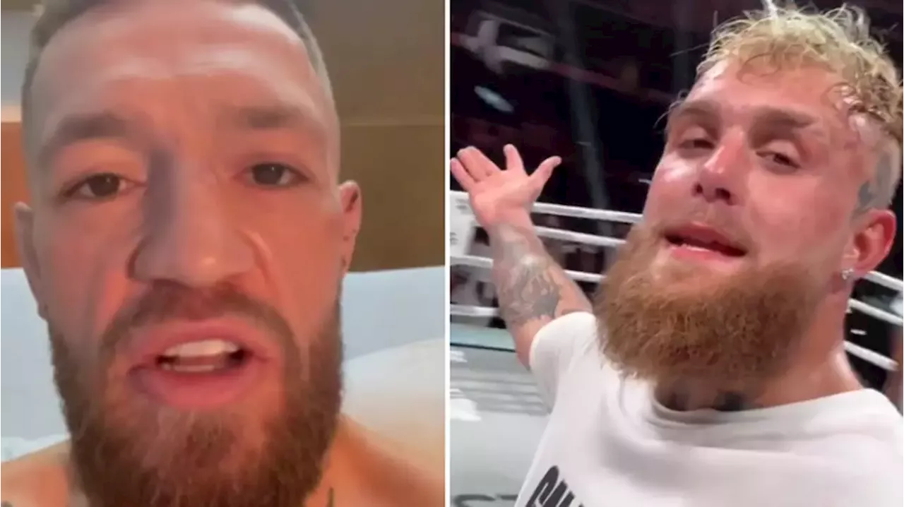 Conor McGregor responds to Jake Paul's call out after beating Mike Tyson