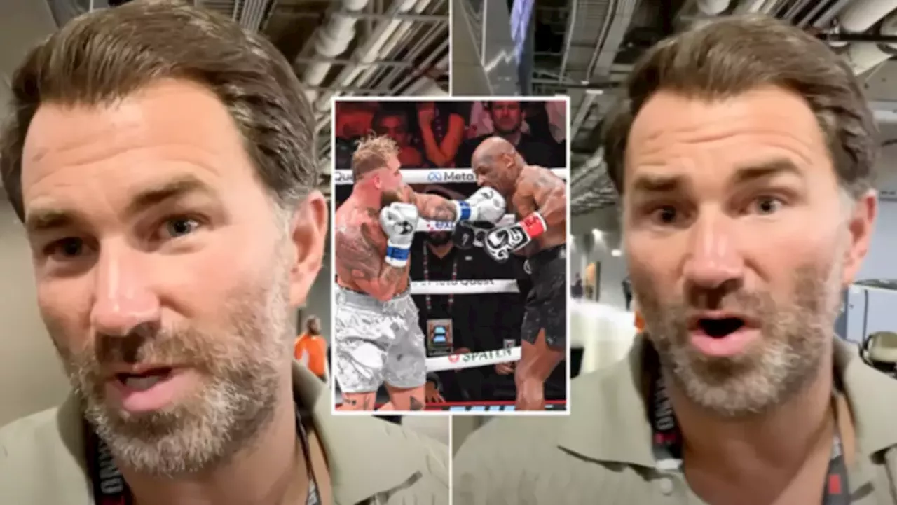 Eddie Hearn holds nothing back after being asked about 'horrible' Jake Paul vs Mike Tyson fight