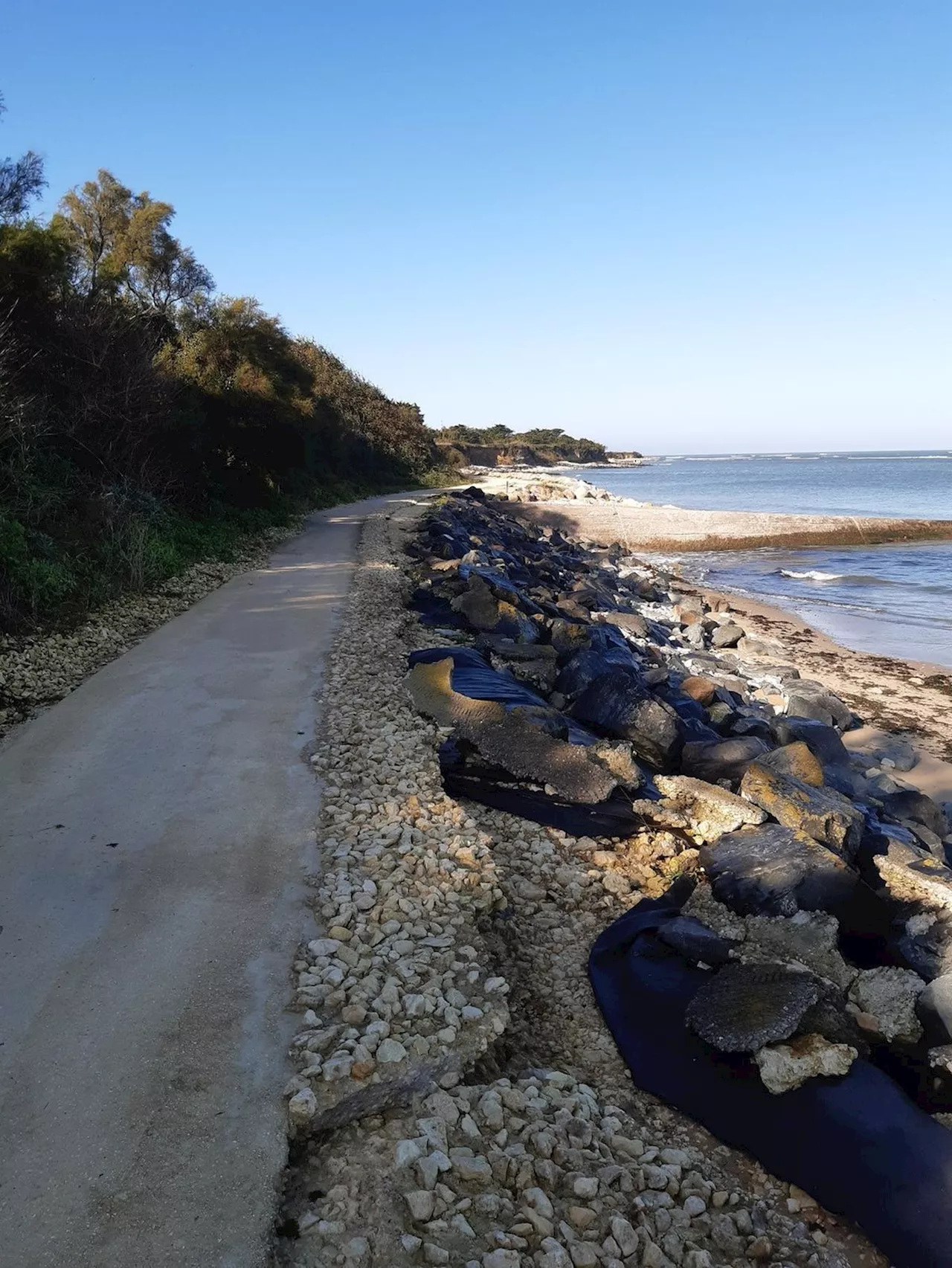 Saint-Denis-d’Oléron : la reprise des enrochement détériorés va débuter en décembre