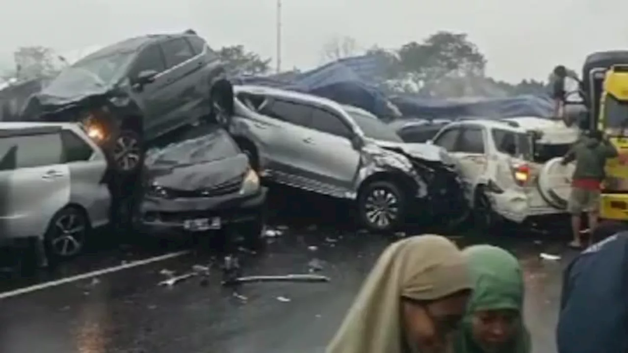 Deretan Kasus Kecelakaan Maut Tol Cipularang, Terbaru Belasan Kendaraan Alami Kecelakaan