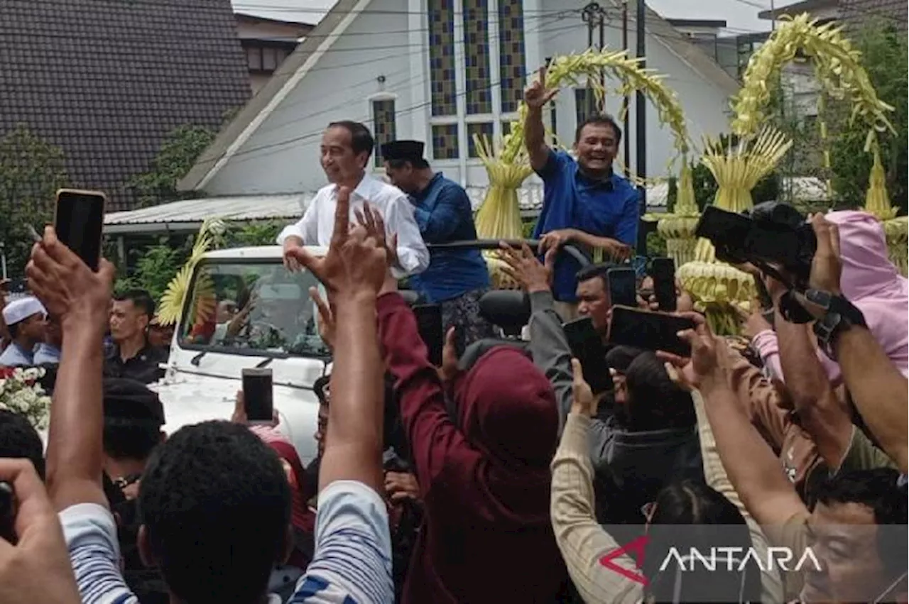 Serba-serbi Jokowi Ikut Kampanye Ahmad Luthfi-Taj Yasin di Purwokerto