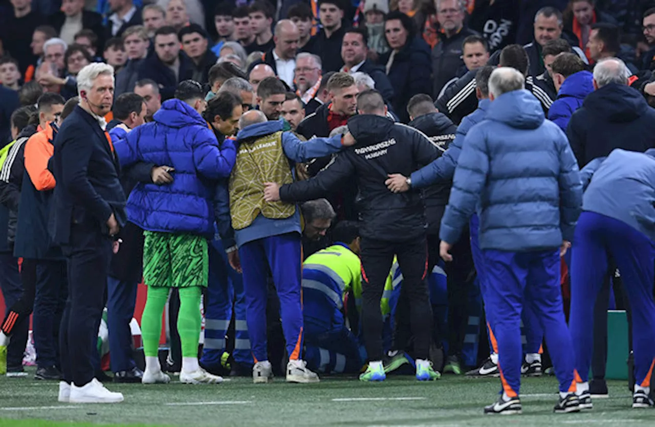 Netherlands-Hungary Nations League match interrupted by medical emergency