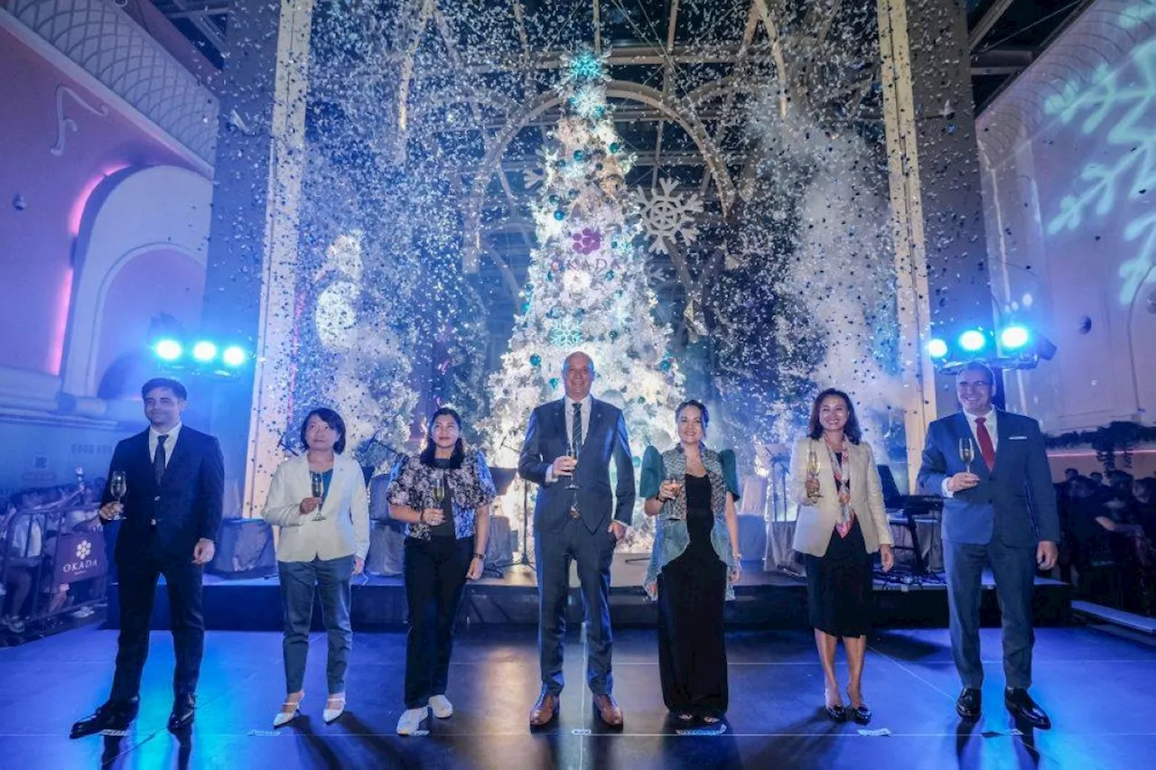 Okada Manila rings in festive season with dazzling Christmas tree-lighting