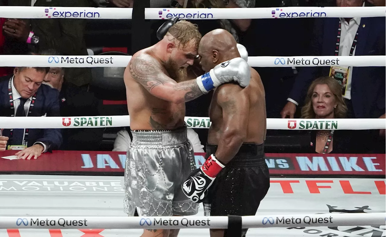 Mike Tyson battered by Youtuber Jake Paul in heavyweight return