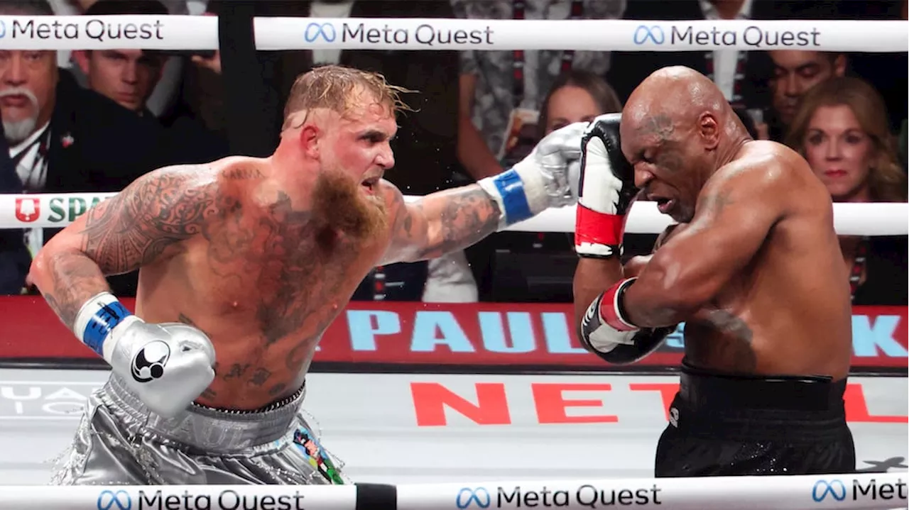 El impensado homenaje de Jake Paul a Mike Tyson en los últimos segundos de la pelea