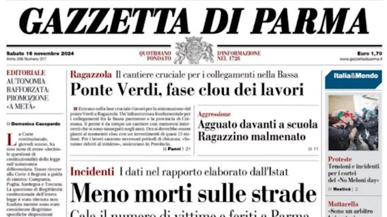 Gazzetta di Parma: 'Taffarel promuove Suzuki: 'Ha talento e sta crescendo''