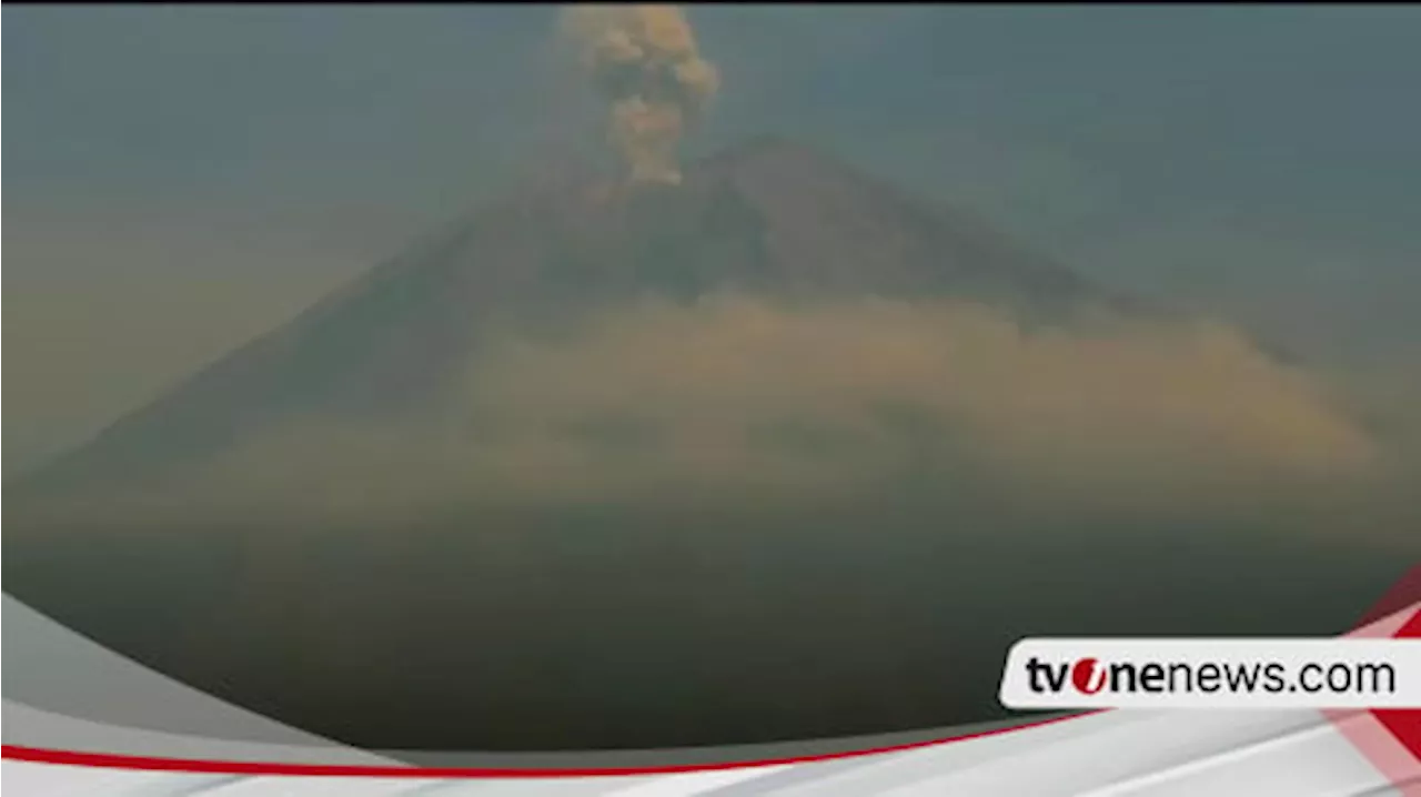 Gunung Semeru Erupsi Semburkan Kolom Abu Setinggi 700 Meter, BPBD: Waspada Potensi Banjir Lahar