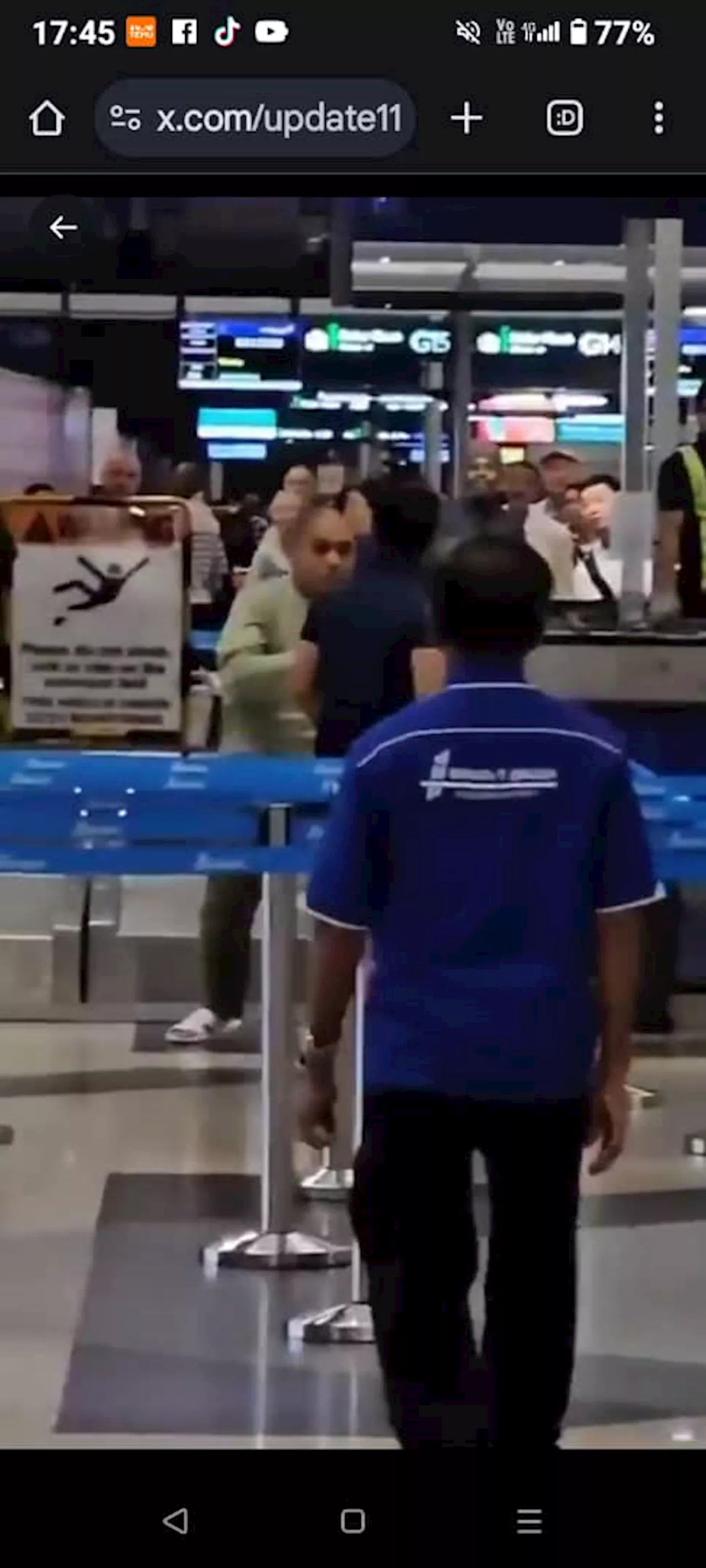 Aksi gaduh dua lelaki disahkan berlaku di KLIA