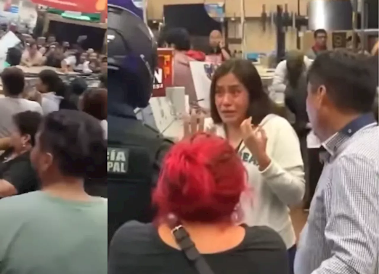 Arman pelea campal en Walmart de Puebla por pantallas en descuento durante El Buen Fin (VIDEO)