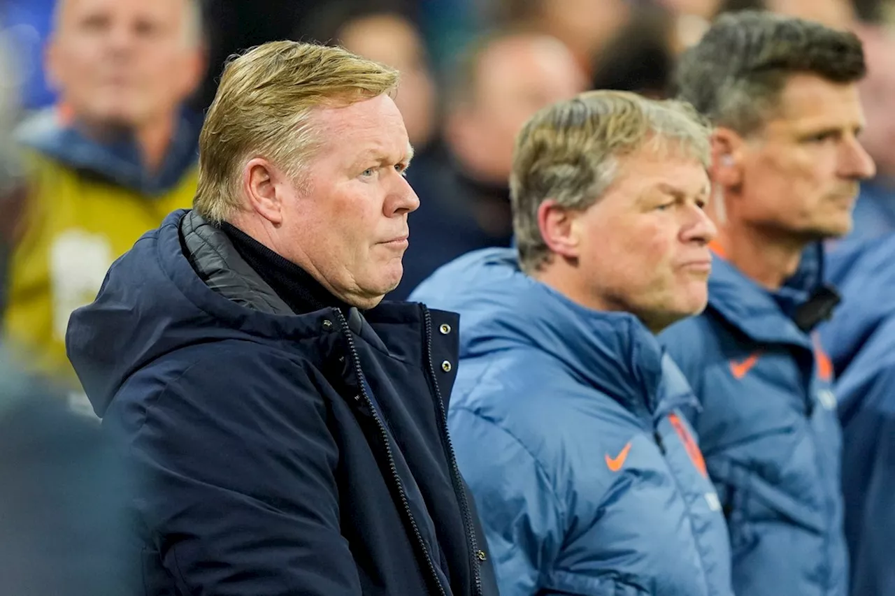 Koeman baalt van niveau Oranje en neemt het op voor Weghorst