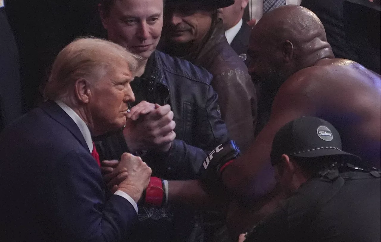 MMA : Donald Trump acclamé au combat de Jon Jones