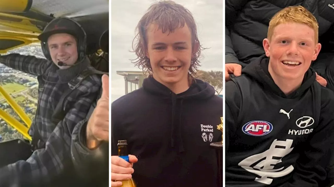 Victorian plane crash victims identified as young brothers Luke Smith, 20, and Ben Smith, 16, and their cousin Dustin Daly, 15